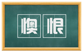 懊恨