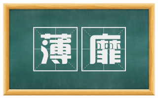 薄靡