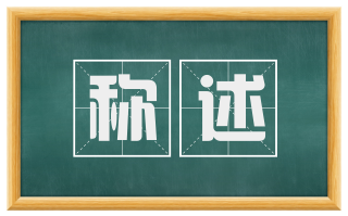 称述