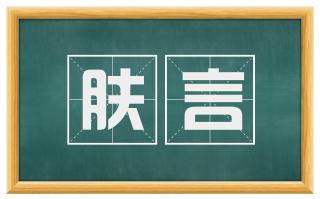 肤言