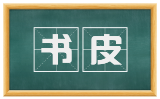 书皮