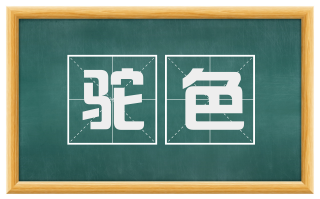 驼色