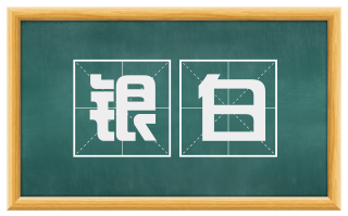 银白